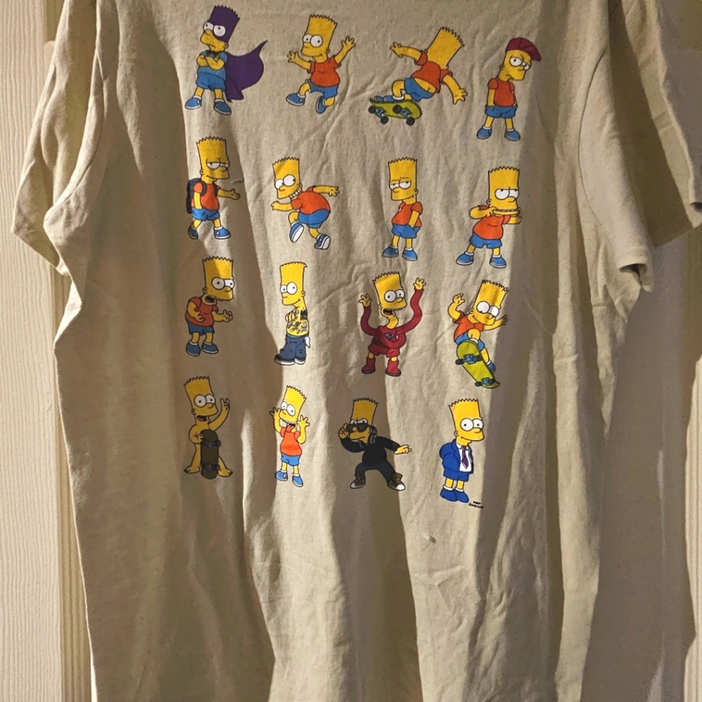 Bart Simpson Graphic Tee Size L